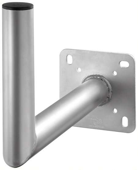 Goobay Aluminium Satellite Dish Wall Mount, 350 mm Wall Distance