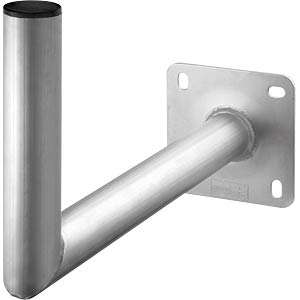Goobay Aluminium Satellite Dish Wall Mount, 450 mm Wall Distance