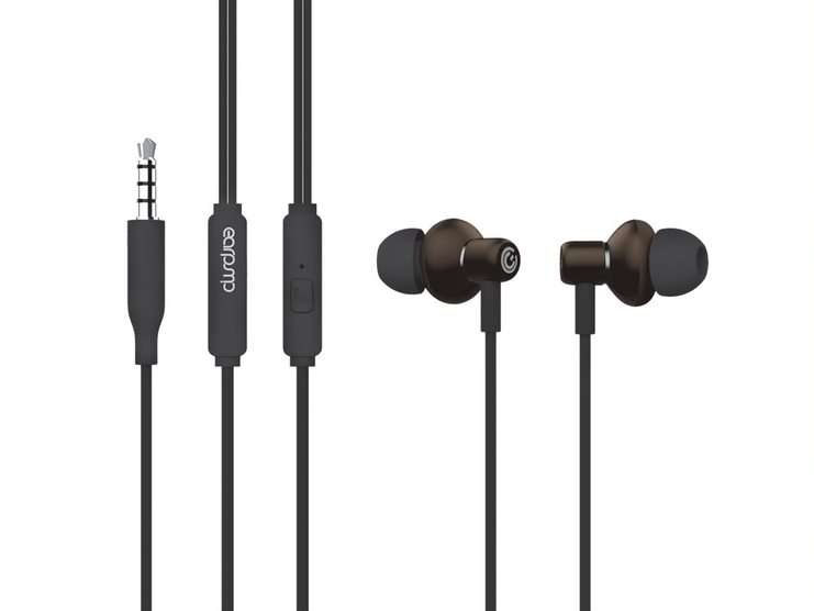 SonicGear Hyperbass Buds 1 XXL Driver Wired Earphones - Gun Metal
