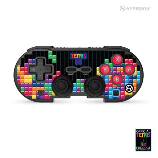 Hyperkin Official Tetris Pixel Art Bluetooth Switch Controller - Tetrimino Stack
