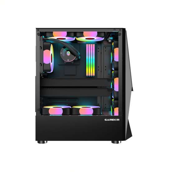 Armaggeddon Tritron 1 ATX Gaming Case with 3xARGB Fans - Black