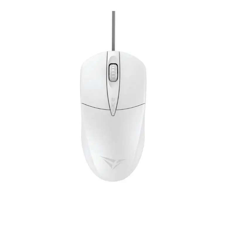 Alcatroz Asic 2 High Resolution Optical Wired Mouse - White