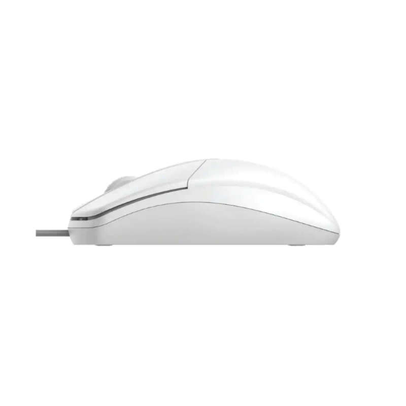 Alcatroz Asic 2 High Resolution Optical Wired Mouse - White