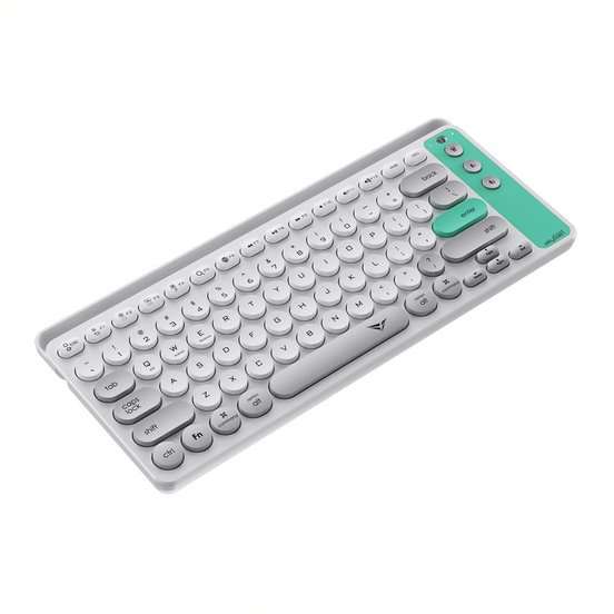 Alcatroz Jellybean Air Dock 2 Bluetooth and Wireless Keyboard - Winter White