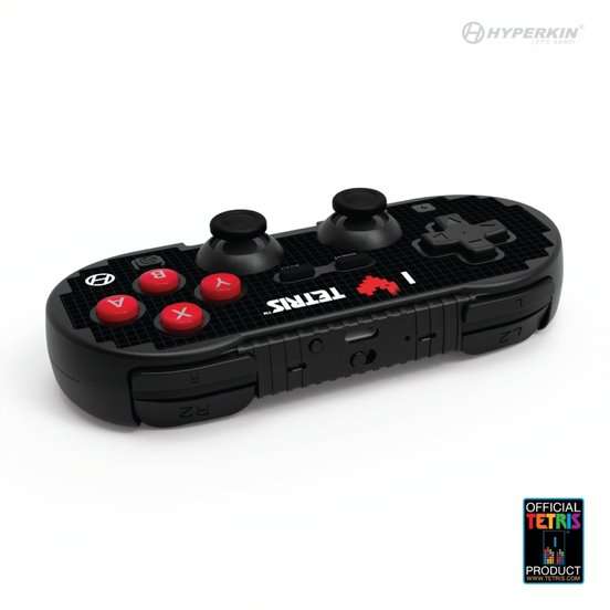 Hyperkin Official Tetris Pixel Art Bluetooth Switch Controller - Heart Drop