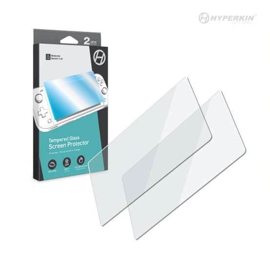 Hyperkin Tempered Glass Screen Protector 2 Sets For Nintendo Switch Lite