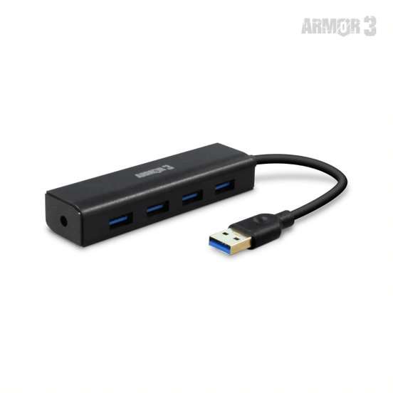 Armor3 Universal 4-Port USB 3.0 Hub