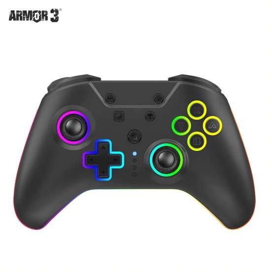 Armor3 NuRival Wireless Hall Effect Stick Game Controller For Switch - Black