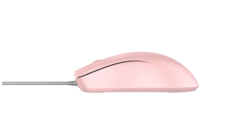 Alcatroz Asic 3 Optical Wired Mouse - Peach
