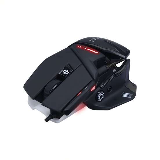 Mad Catz R.A.T. 4+ Wired Optical Gaming Mouse - Black