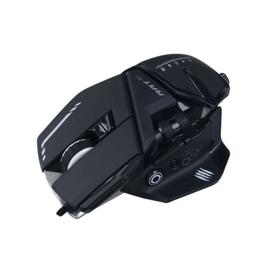 Mad Catz R.A.T. 6+ Wired Optical Gaming Mouse - Black