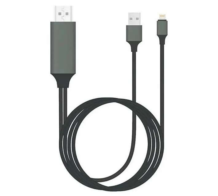2M iPhone - HDMI+USB Cable