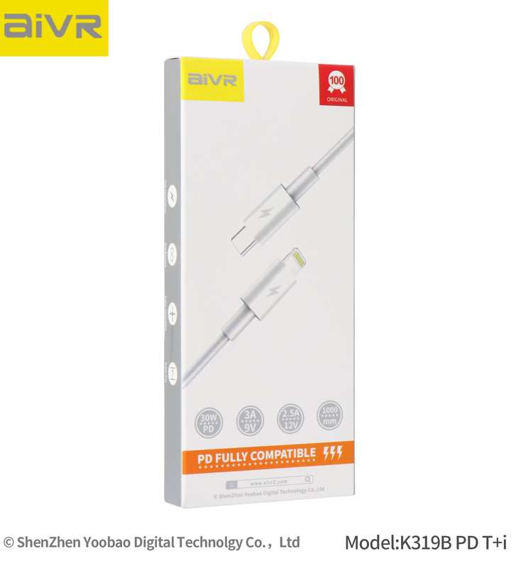 Aivr K319 PD Type-C to iPhone Cable
