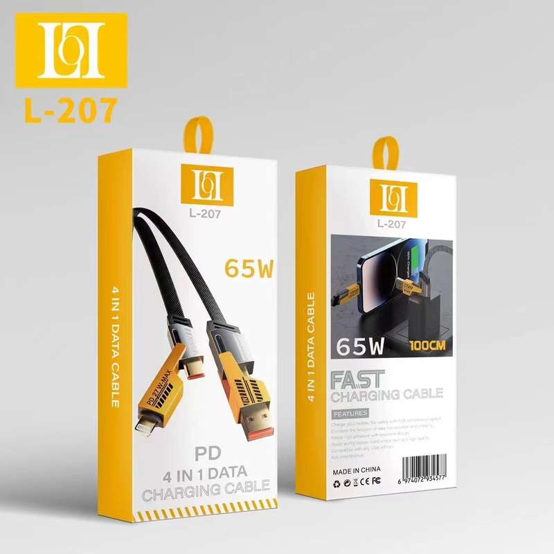 LOL L-207 65W PD 4in1 Cable