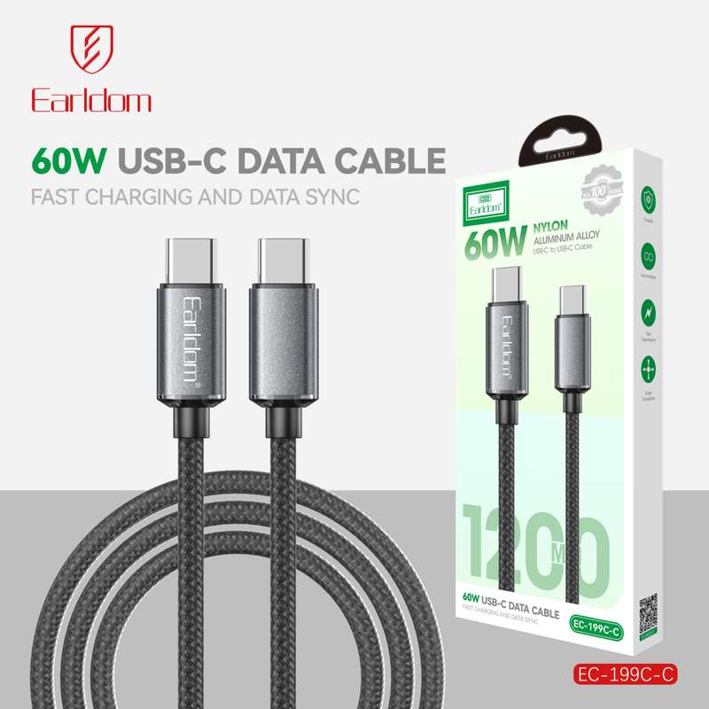 Earldom EC-199C 60W Type-C - Type-C PD Cable