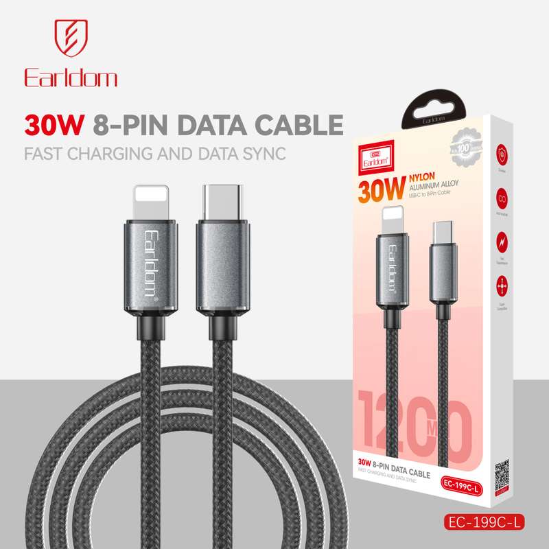 Earldom EC-199L 30W iPhone Cable