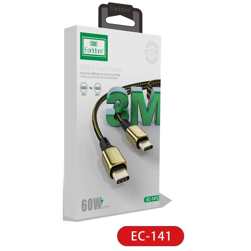 Earldom EC-141C 60W Type-C-Type-C 3M Cable