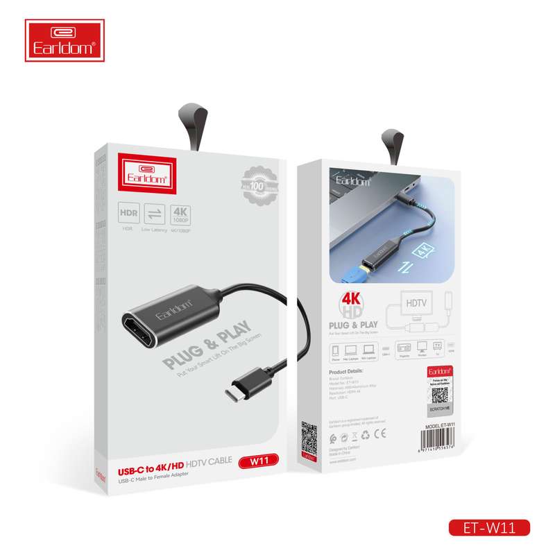 Earldom W11 Type-C to 4K/HD Cable
