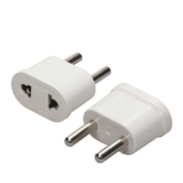 2 Pin Plug Copper Adapter