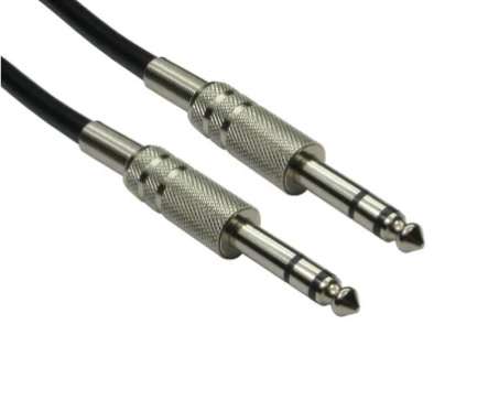 3M 6.3mm Male-Male Mic Cable