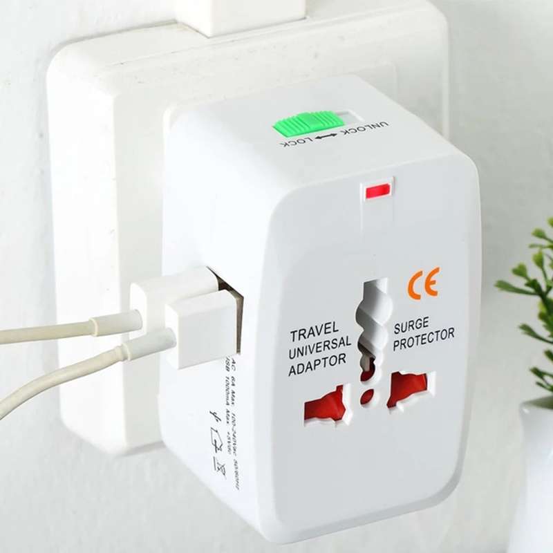 931D 2USB Universal Travel Adapter