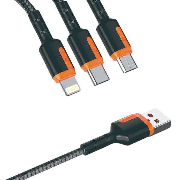 Abodos AS-DS356 3in1 66W 1.2m Cable