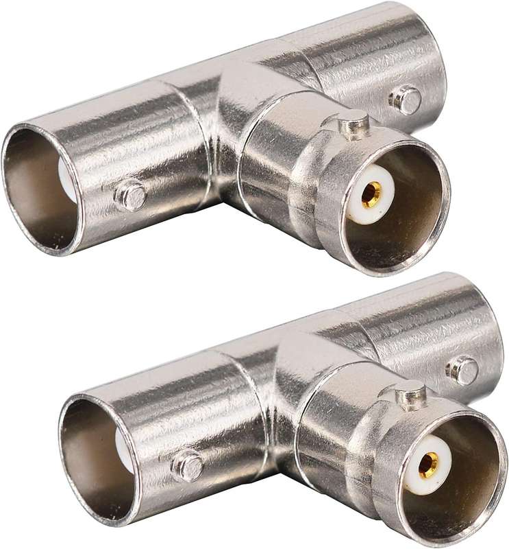 BNC 3 Way Connecter (2 Pack) Adapter