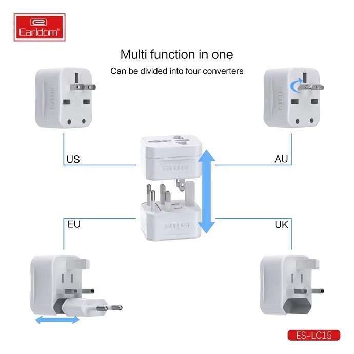 Earldom ES-LC15 6A Universal Plug
