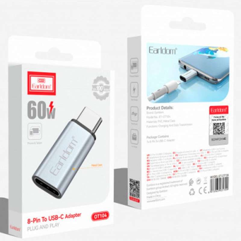 Earldom OT104 Type-C F/M Adapter