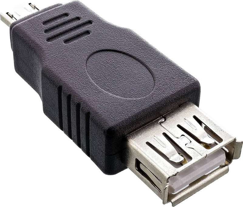 Micro USB(M) to USB(F) (2 Pack) Adapter