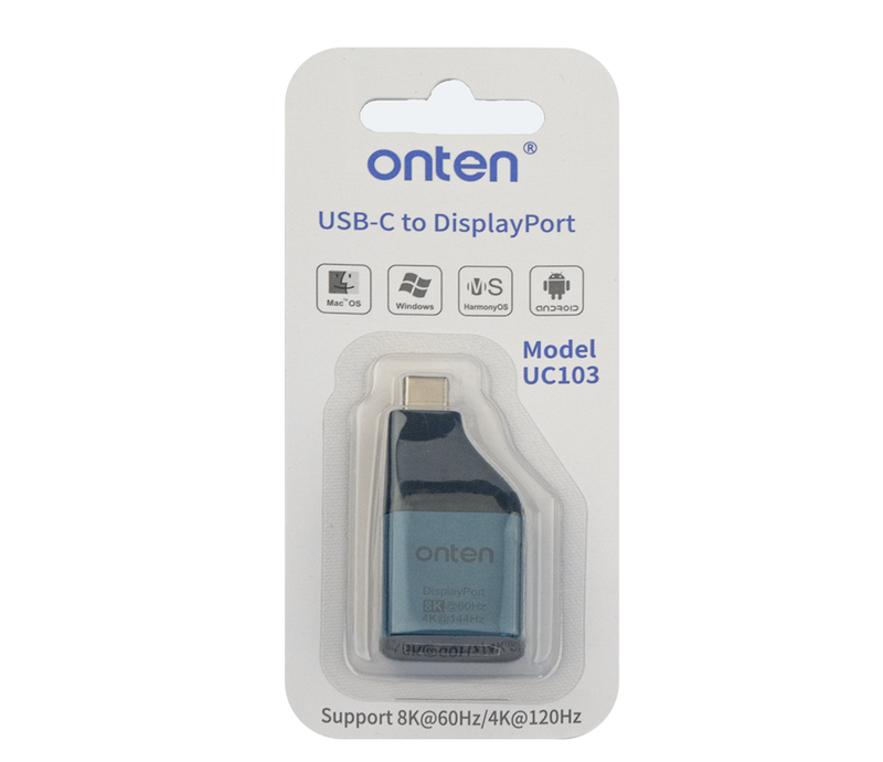 Onten UC103 8K@60hz 4K@120hz Type to Display Port