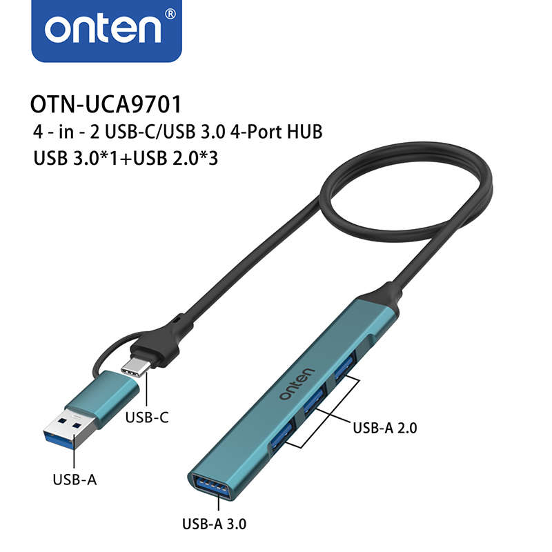 Onten UCA9701 4in2 Hub