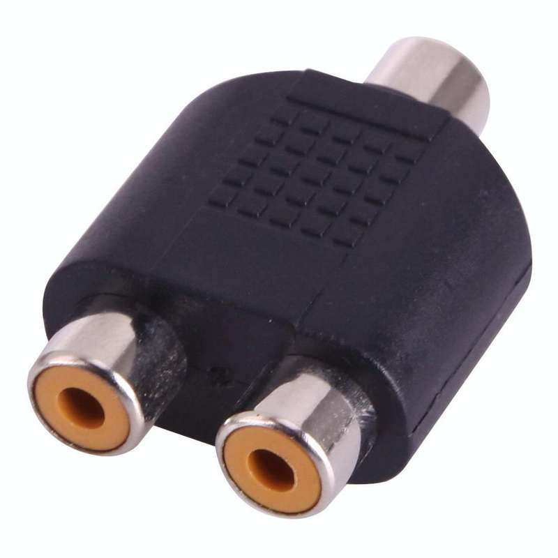 RCA(F) to 2XRCA(F) (2 Pack) Adapter