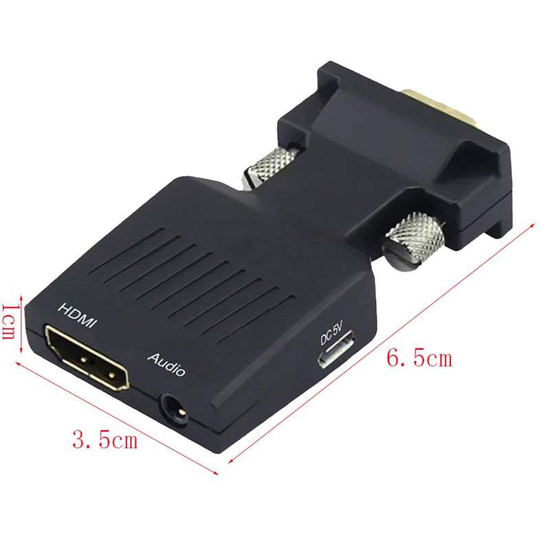 VGA to HDMI W/Audio Adapter