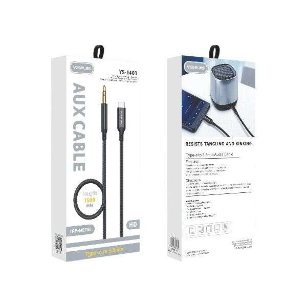 YESPLUS YS-1401 Type-C-3.5mm Cable