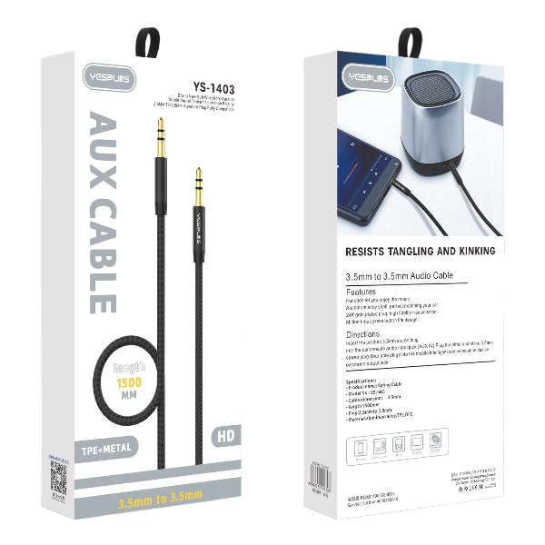 YESPLUS YS-1403 3.5mm Cable