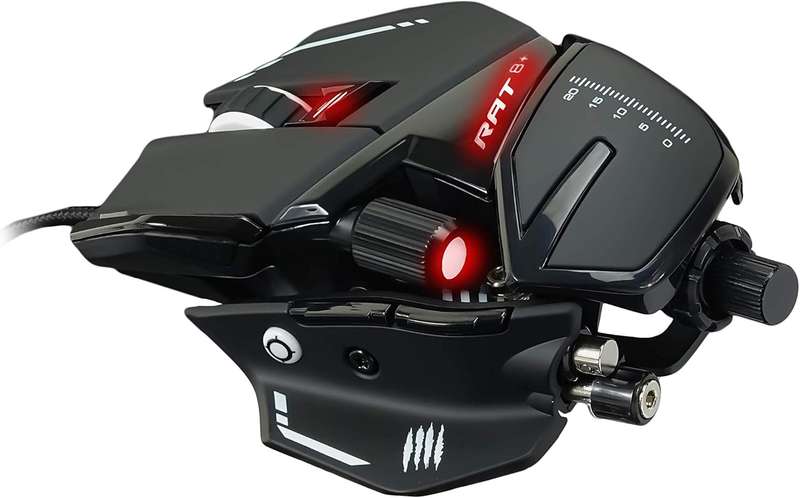 Mad Catz R.A.T. 8+ Wired Fully Adjustable Gaming Mouse - Black