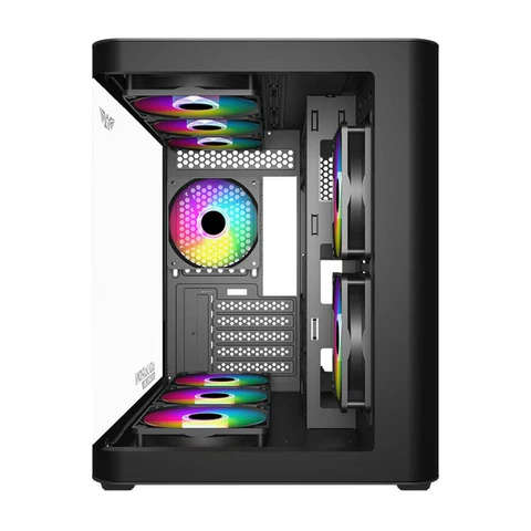 Armaggeddon Aquaron X-Curve 285 MicroATX Gaming Case - Black