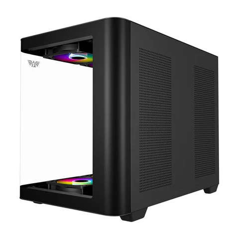 Armaggeddon Aquaron X-Curve 285 MicroATX Gaming Case - Black