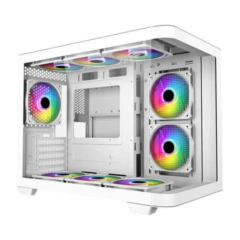 Armaggeddon Aquaron X-Curve 285 MicroATX Gaming Case - White
