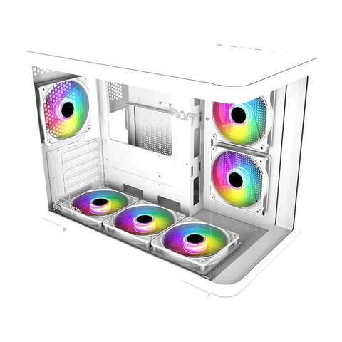 Armaggeddon Aquaron X-Curve 285 MicroATX Gaming Case - White