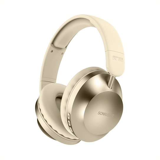SonicGear Airphone DNC 3000 Digital Active Noise Cancellation Headsets - Champagne