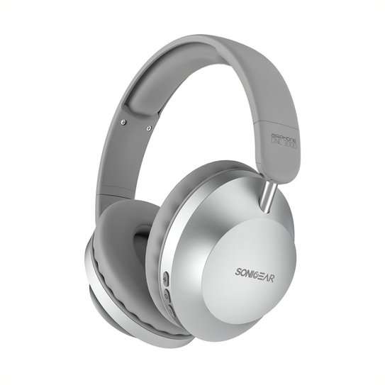SonicGear Airphone DNC 3000 Digital Active Noise Cancellation Headsets - Platinum