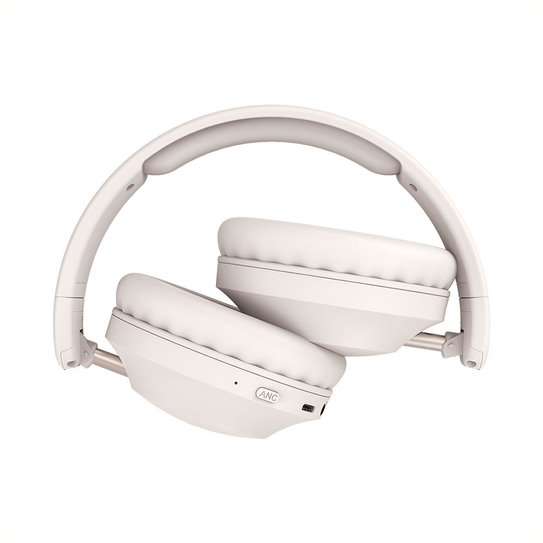SonicGear Airphone DNC 3000 Digital Active Noise Cancellation Headsets - Cream