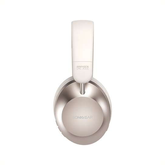 SonicGear Airphone DNC 3000 Digital Active Noise Cancellation Headsets - Champagne