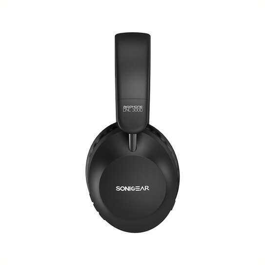 SonicGear Airphone DNC 3000 Digital Active Noise Cancellation Headsets - Black