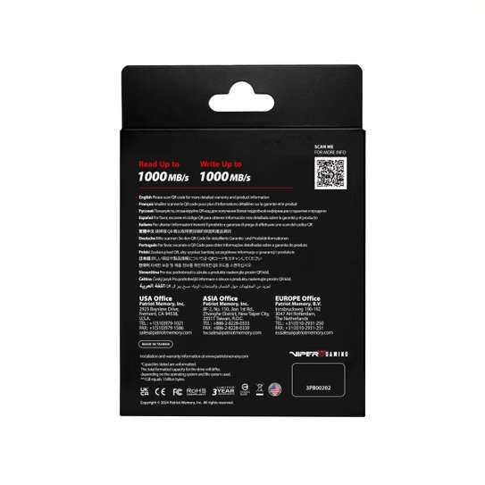 Patriot EV330 PCIe M.2 2230 SSD Enclosure