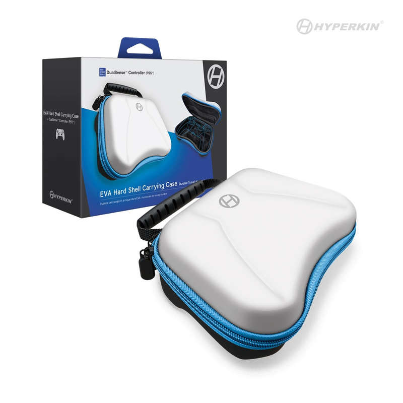 Hyperkin EVA Hard Shell Carrying Case For DualSense Controller - White