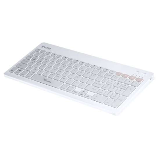 Alcatroz Xplorer Go! BTR-200 Bluetooth and Wireless Keyboard - Mist