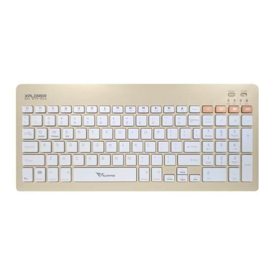 Alcatroz Xplorer Go! BTR-200 Bluetooth and Wireless Keyboard - Sand